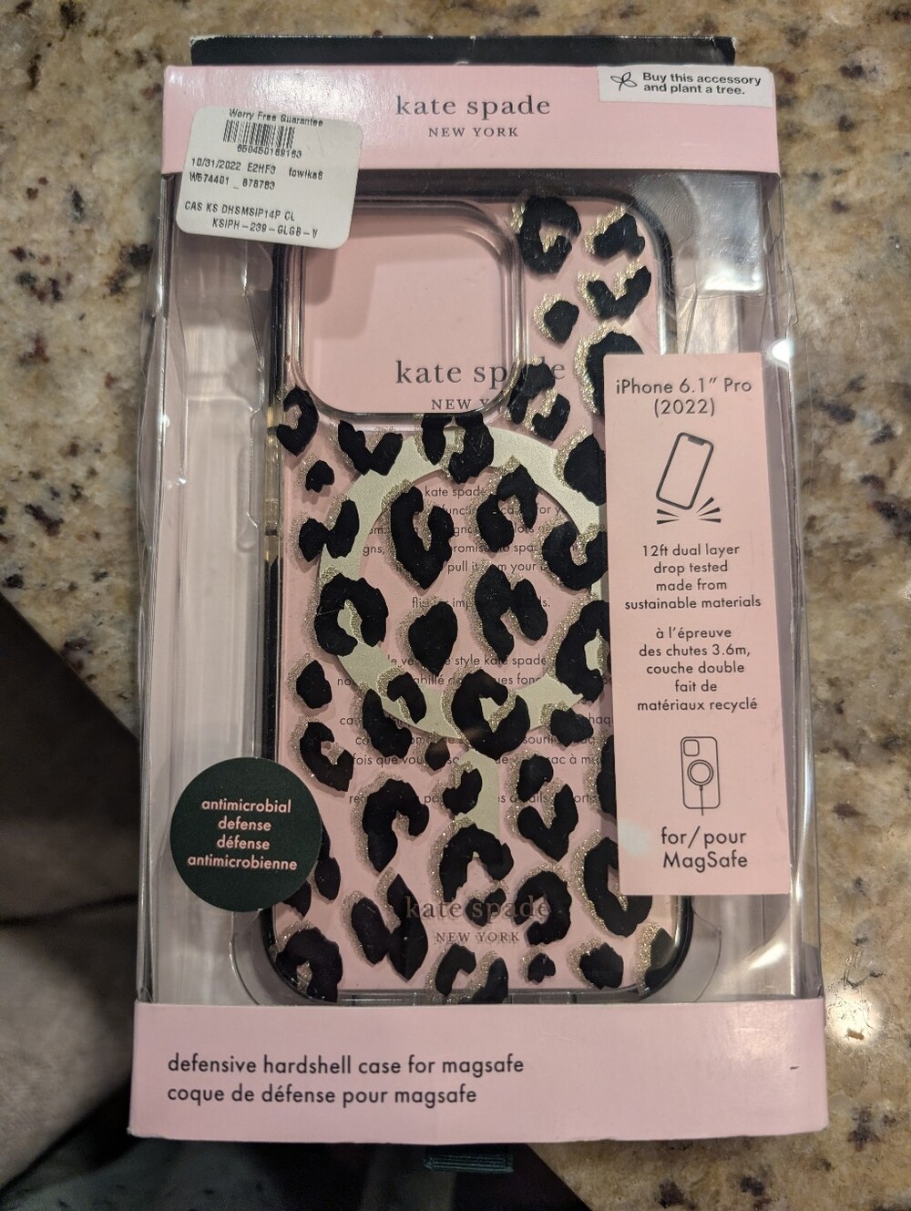 Kate Spade iPhone 14 Pro Case Phone Protector NIB